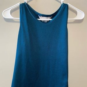 ALLISON DALEY teal tank top